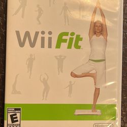 Nintendo Wii Fit Video GAME ONLY Build Balance Strength & Flexibility Work Out