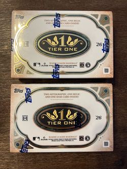2026 Topps Tier One baseball hobby box