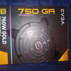 EVGA 750 GA Supernova 80 Plus Gold 750W Gold Power Supply