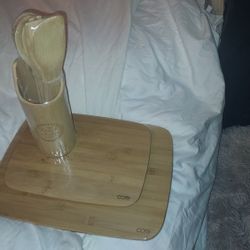 Kitchen utensils And CUTTING BOARD