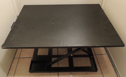 Hydraulic Lift Sit to Stand Desk Computer Riser