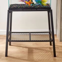 AquaBase: 10-20 Gallon Steel Aquarium Stand With 10 & 20 Gallon Tanks Included