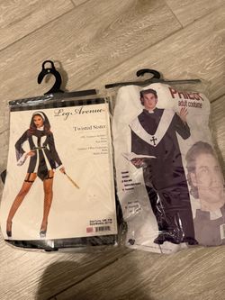 Nun and priest adult costume