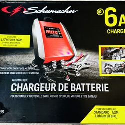 SCHUMACHER 6AMP BATTERY CHARGER