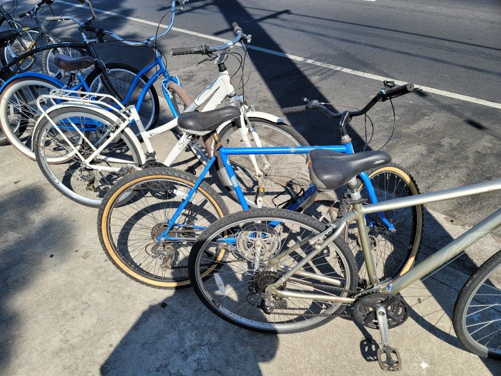 Used Bicycles We Have Plenty Come On Down We Are Saticoy White