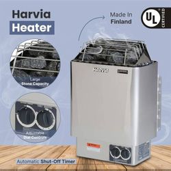 Harvia KIP Wet Dry Electric Sauna Heater Stove - 3 kW