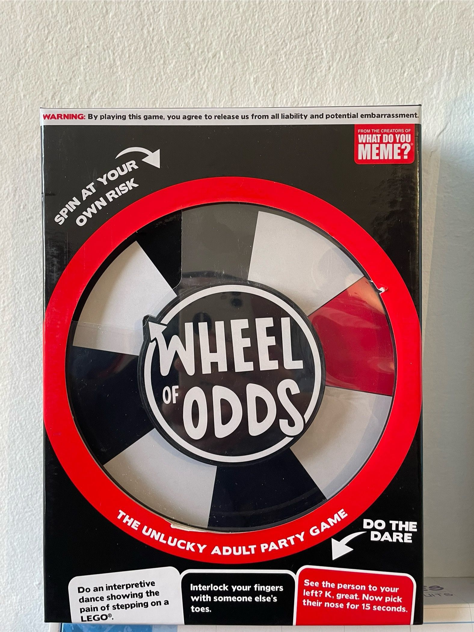 Brand New Wheel Odds  Board Games