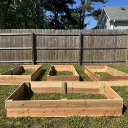 Cedar Raised Garden Bed Boxes 