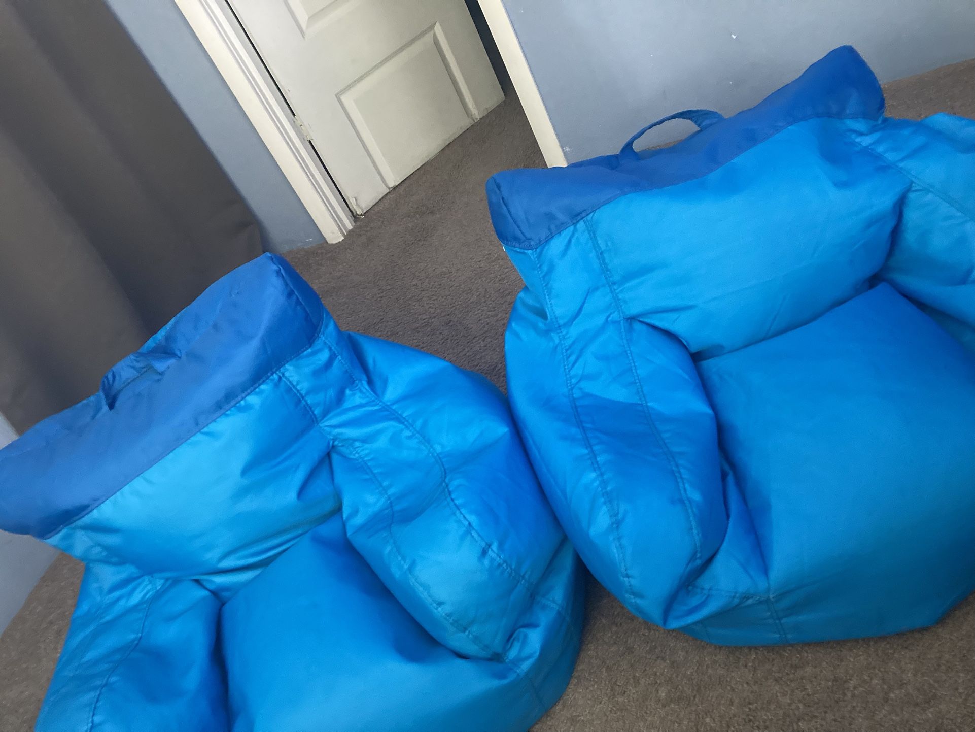 2 Big Joe Bean Bag Chairs