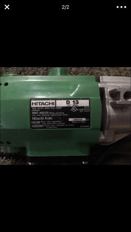 Hitachi D13 drill