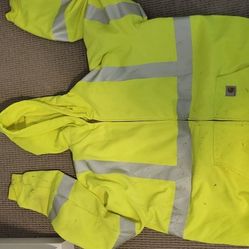 Carhartt Hi Viz Zip Up Class 3