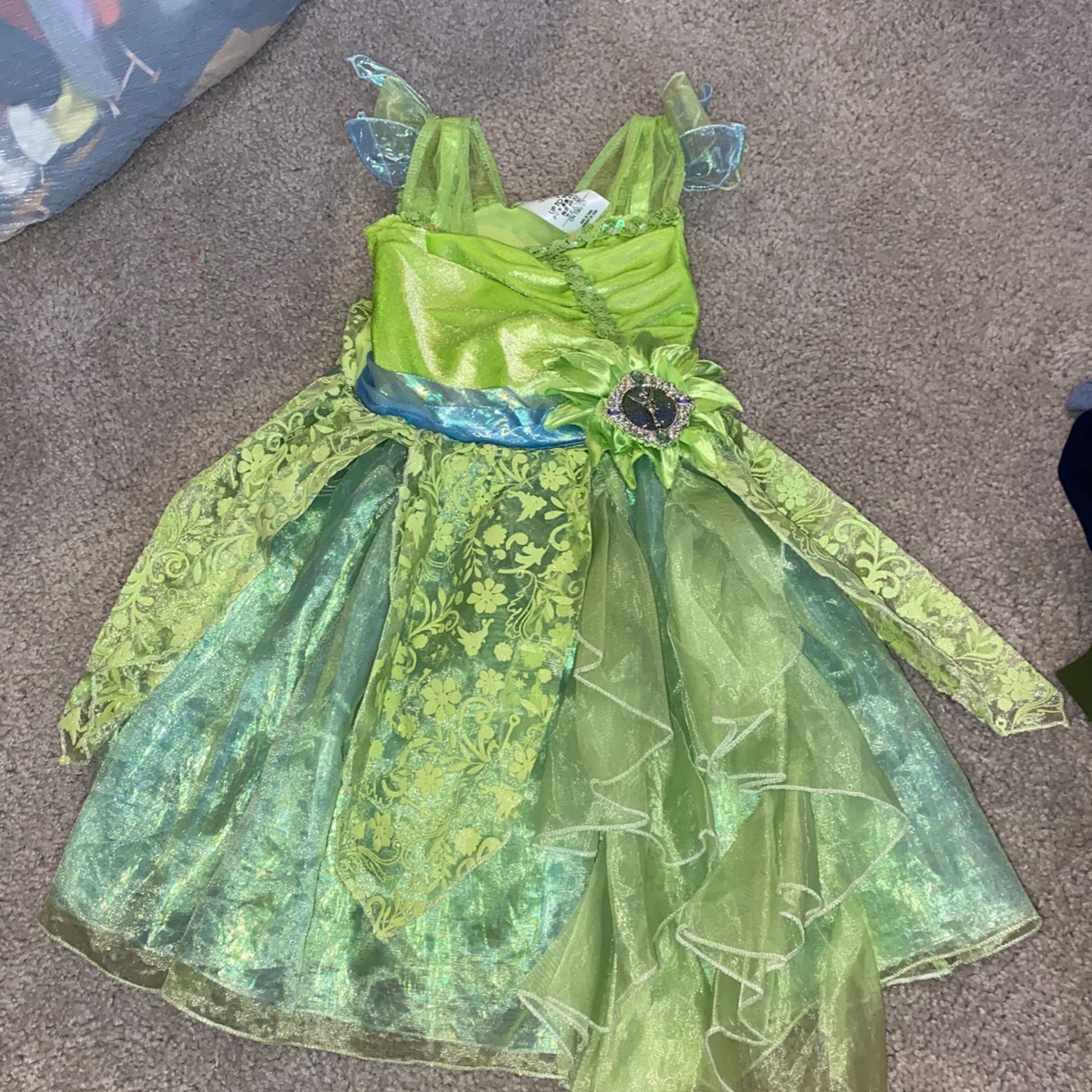 Tinkerbell Costume For Toddler Girls Size 3