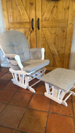 Rocking chair with footstool
