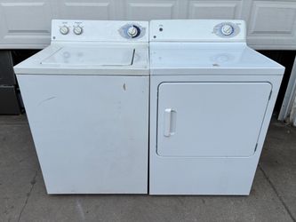 GE washer and dryer