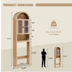 Over toilet storage cabinet