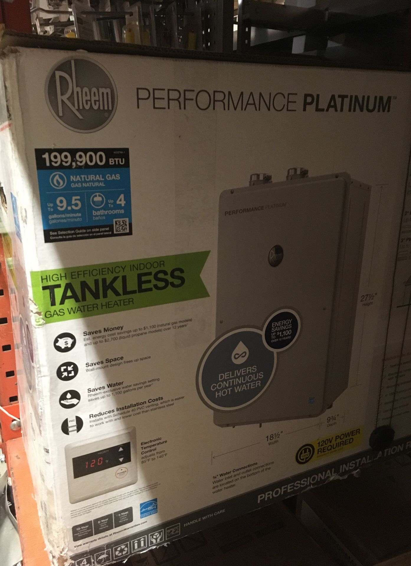 Rheem tankless water heater