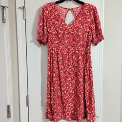 Women's Ditsy Multi-Colored Floral Summer Spring Dress