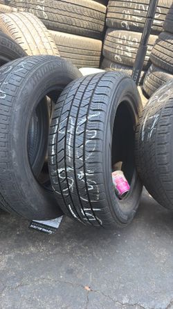 195/55/15 used tires like new installed and balanced / instaladas y balanceadas