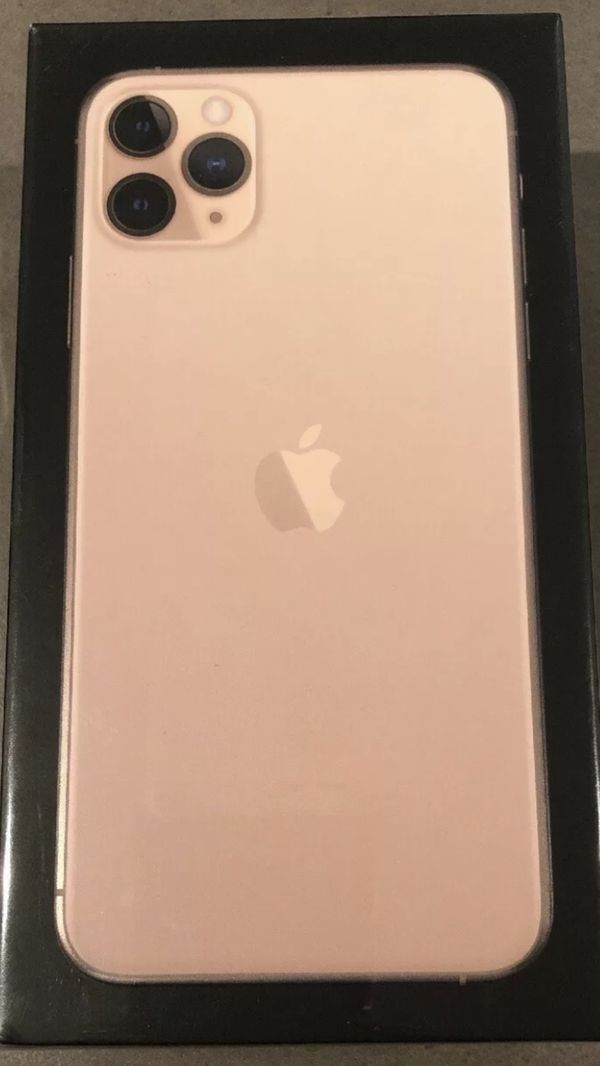 BRAND NEW ROSE GOLD IPHONE 11 PRO MAX UNLOCKED AND FACTORY SEALED for
