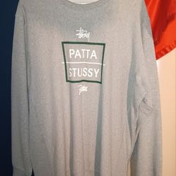 Patta x Stussy crewneck high quality