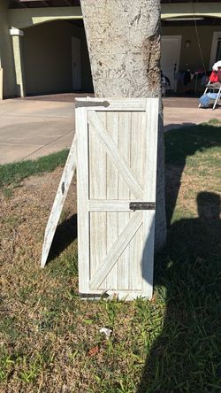 White Farm Door Wall Frames