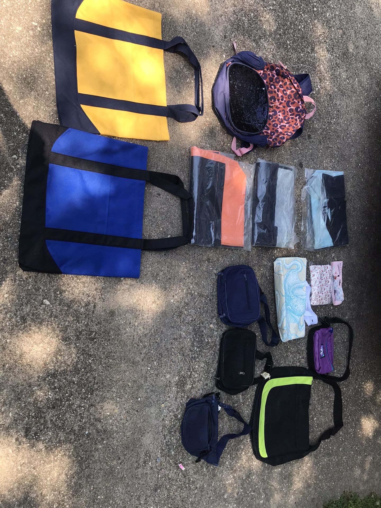 New Heavy Duty Tote Bags Backpacks And Cases Everything Goes For $45