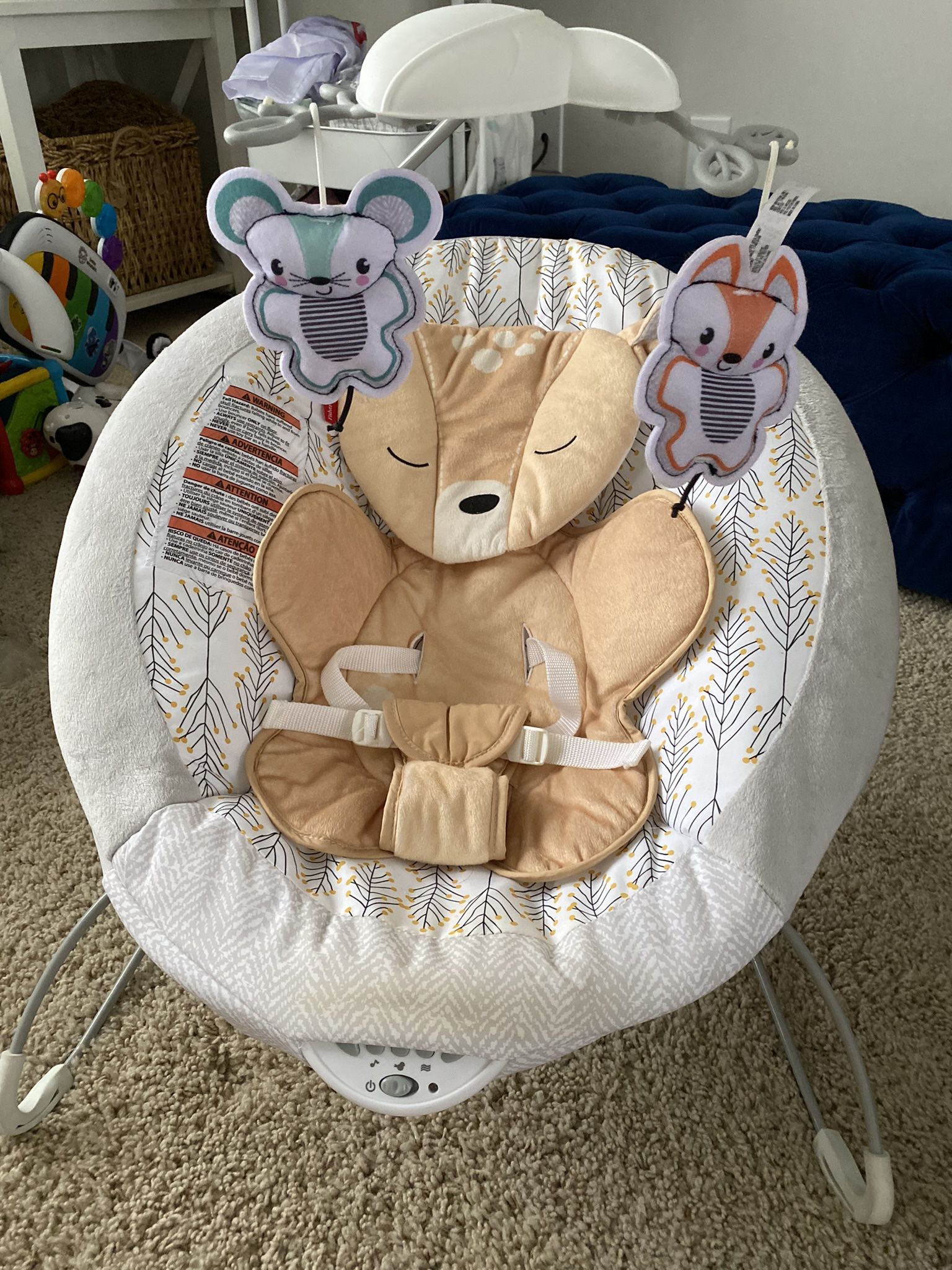 Fisher-Price Baby Seat Fawn Meadows Deluxe Bouncers