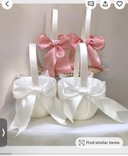 2 Flower Girl Baskets
