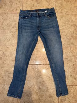 Michael Kors Parker Slim Fit Men's Jeans Blue Denim - Size 36x32