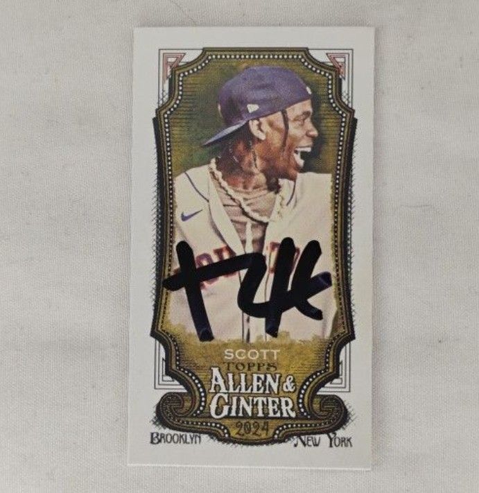 Travis Scott In Person On-Card Autograph (Has Authentication Card + Sticker) Read Description