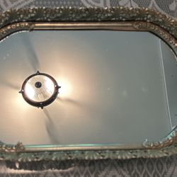 Mirrored Vanity Tray 17”x11”