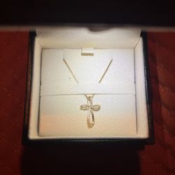 EASTER Necklace! ANGARA 14K Gold Infinity Cross Necklace