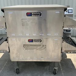 Middleby Marshall PS638G Gas Conveyor Pizza Oven Double Stack