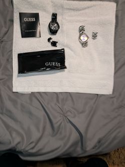 Black Guess watch