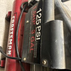 Air Tools Craftman Compressor, 50ft &100ft Hoses All Fittings Brad Nail Gun And Large Nail Gun