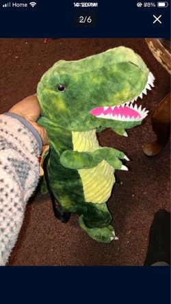 T-Rex Plush Backpack
