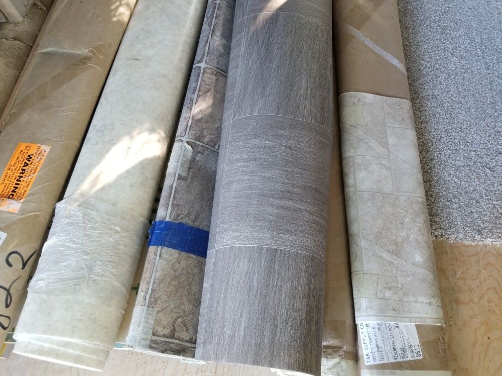 Sheet vinyl flooring remnants for Sale in Kent, WA OfferUp