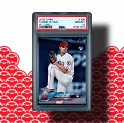 2018 Topps Shohei Ohtani #700 Pitching Rookie Card PSA 10 Gem Mint