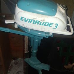 Evinrude 3 Boat Motor vintage