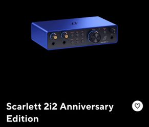 Scarlett 2i2 Anniversary Edition