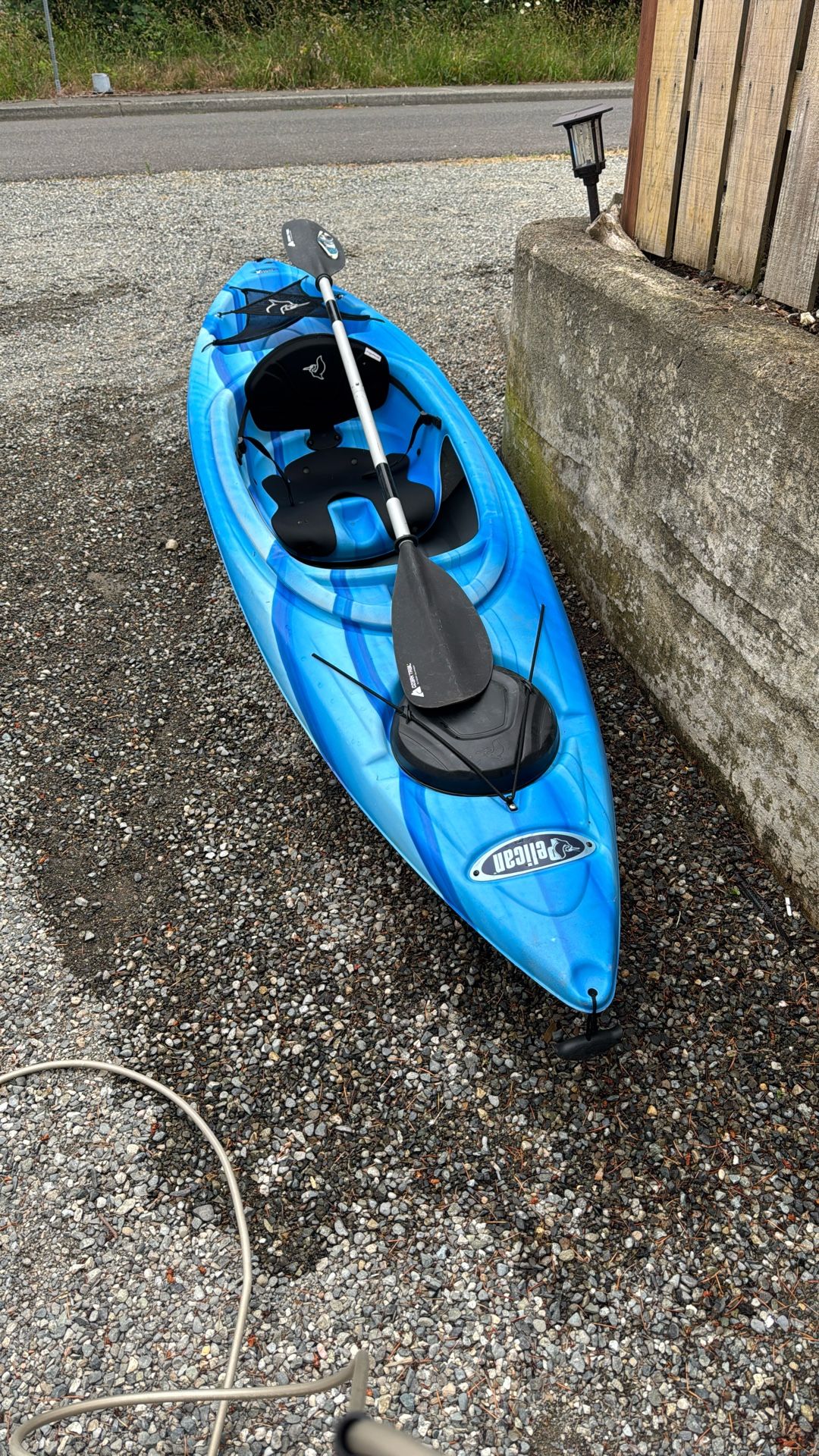 Pelican Kayak Ramx With Paddle Very Stable 10 Foot Long