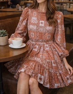 Beautiful floral dress, size large