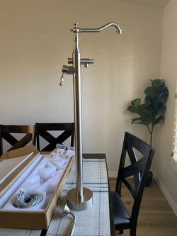 Free Standing Brass Tub Faucet 