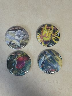 Pokemon Silver Tempest Button Pins! 2.25 Inch!
