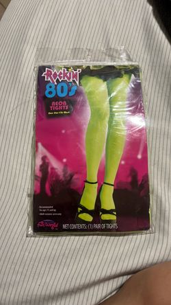 Fun World Rockin' 80s Neon Tights
