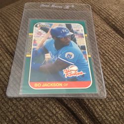 Baseball Card 1987 Donruss The Rookies Bo Jackson