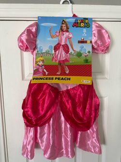 Princess Peach Costume Kids M 7-8