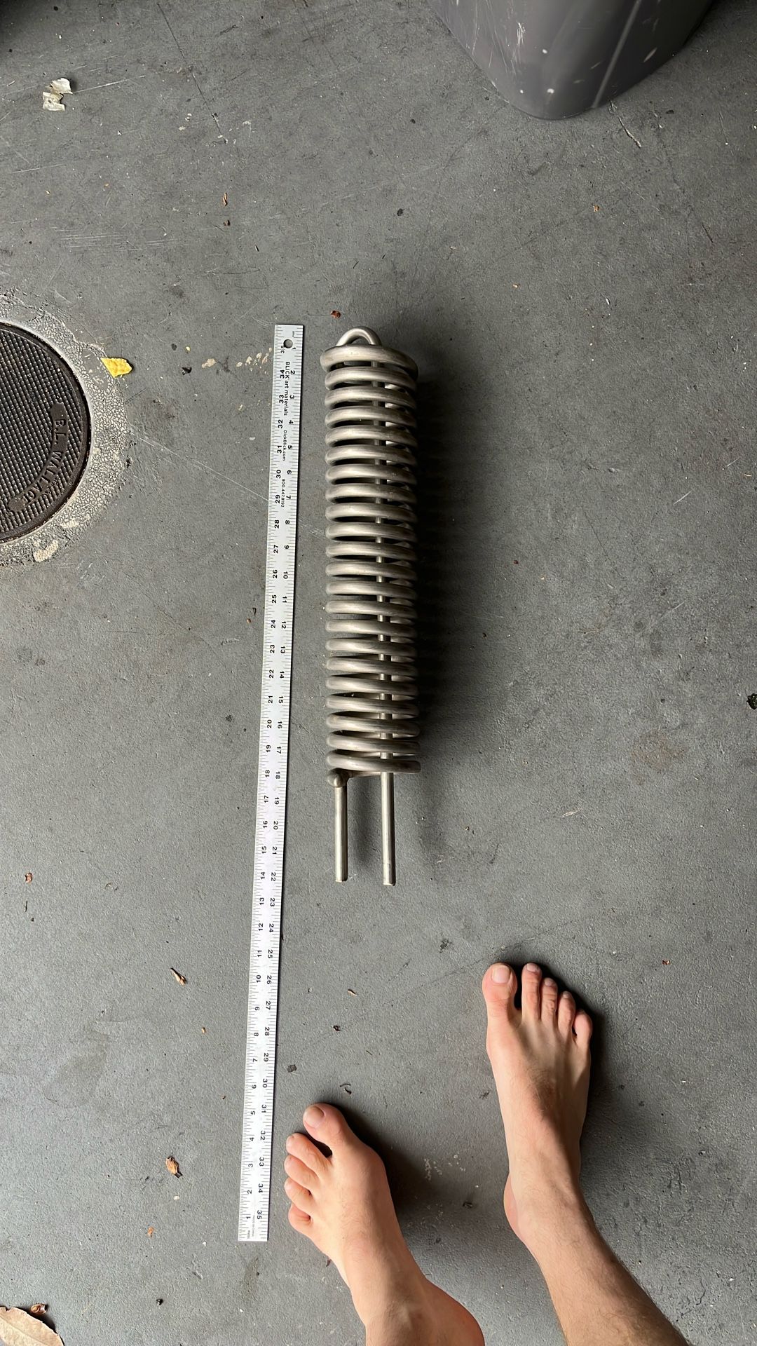 Titanium Distillation Coil