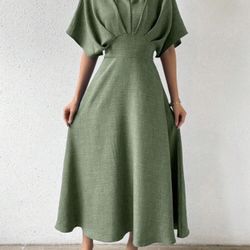 Short Sleeve Dress Maxi Women