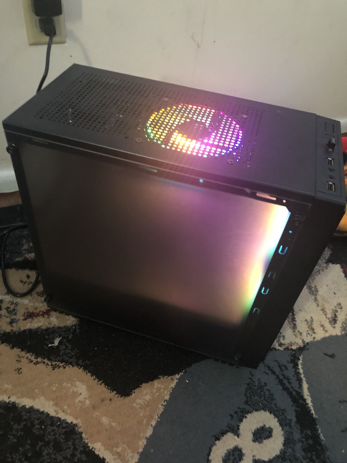 RGB GAMING PC: A8 Ty Quad Core 3.8GHz Radeon R7 8gb  Ram Mini ATX